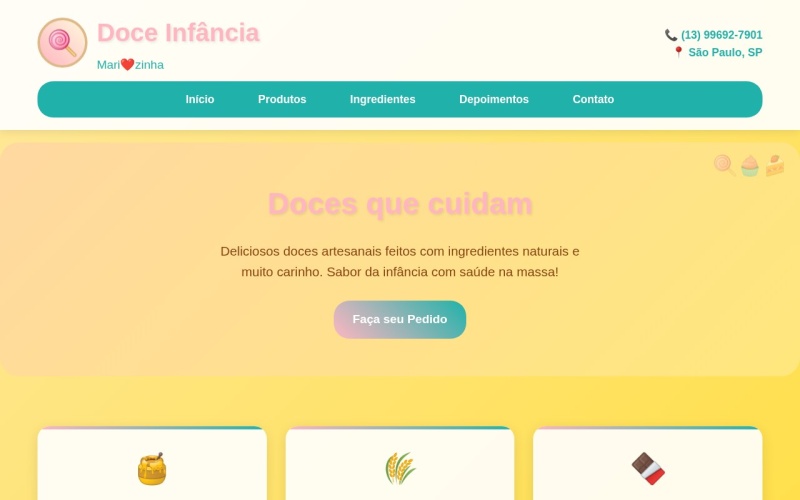 Doce Infância Mariazinha
